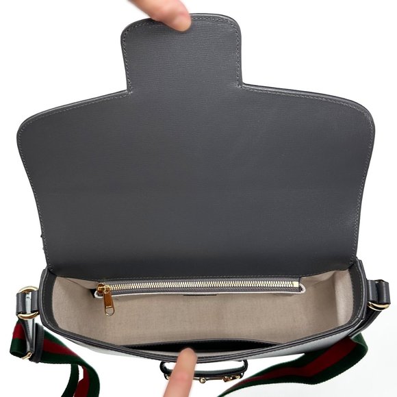 Gucci 700457 Unisex Horsebit 1955 Large Shoulder Bag - Picture 6 of 10